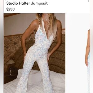 Showmeyourmumu Studio Halter Jumpsuit